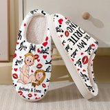 You Are My Favorite Thing To Do - Personalized Couple Slippers