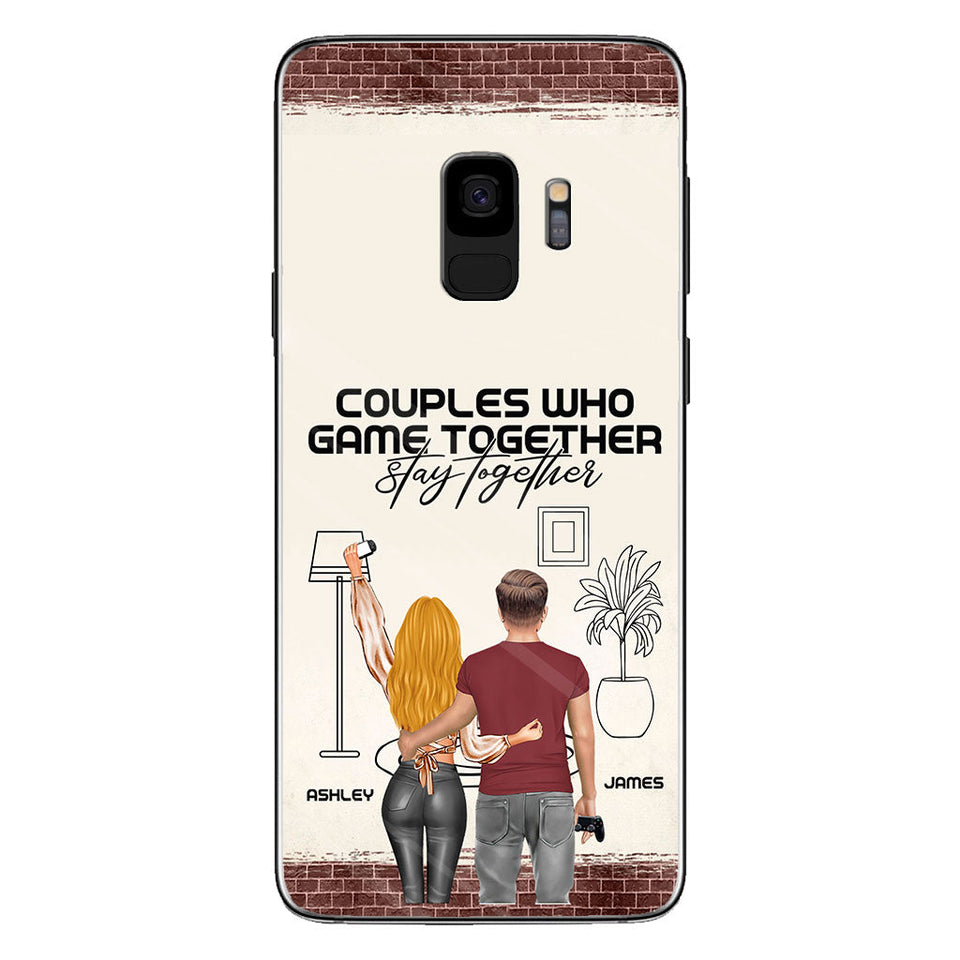 Couples Who Game Together Stay Together - Personalized Video Game Phone Case