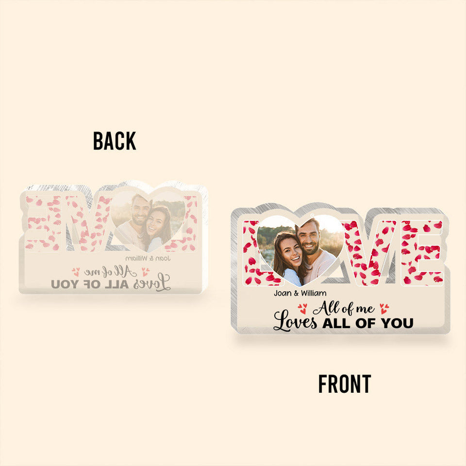 This Is Us - Couple gift for husband, wife, girlfriend, boyfriend - Personalized Custom Shaped Acrylic Plaque