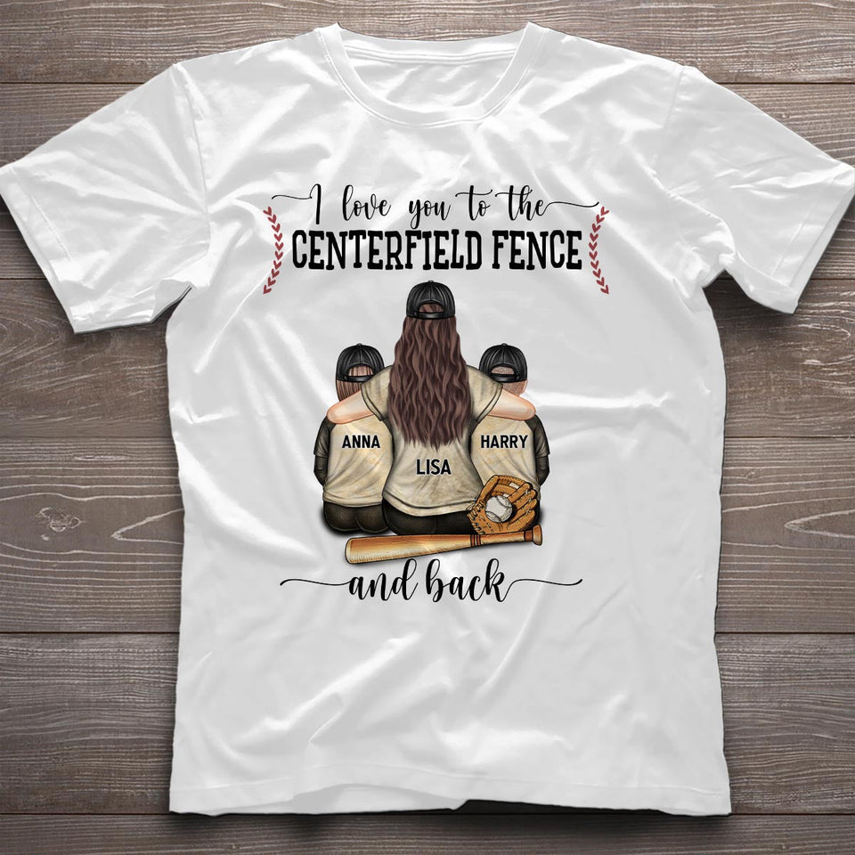 My Heart Is On That Field - Personalized Baseball T-shirt And Hoodie