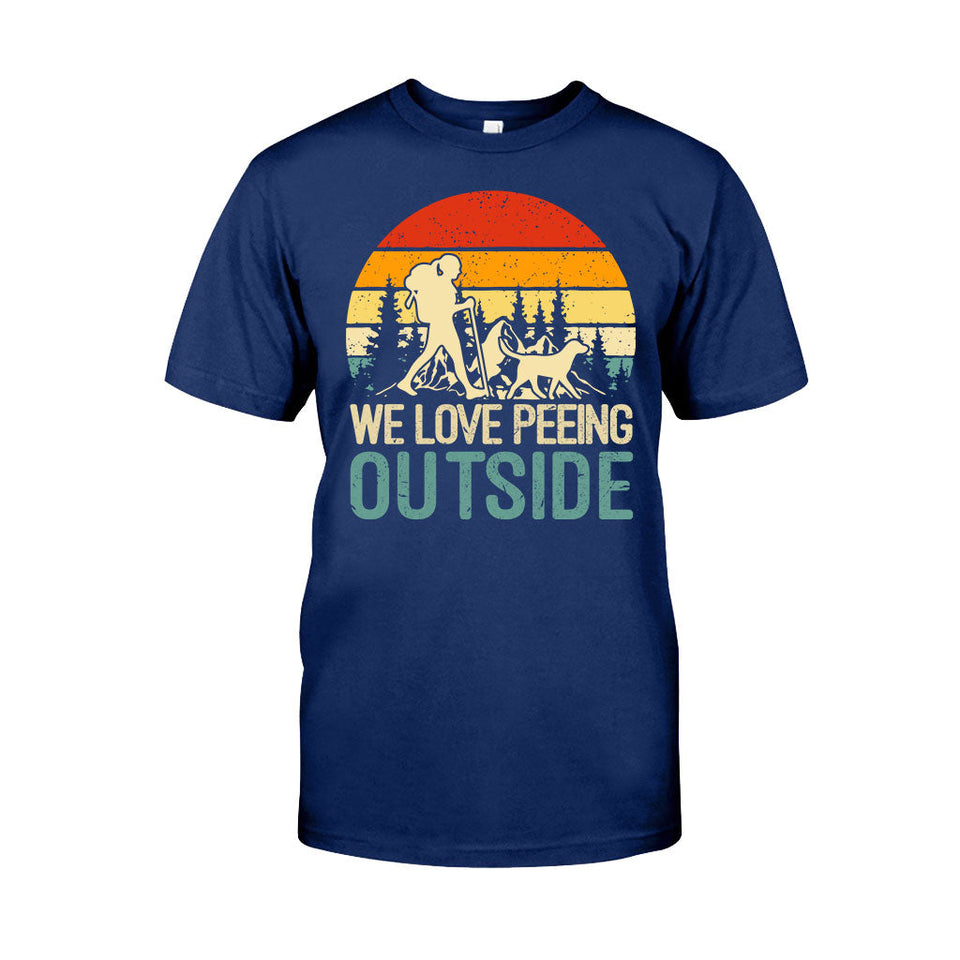 I Love Peeing Outside - Personalized Hiking T-shirt & Hoodie