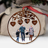 Grandkids 2023 - Personalized Grandma Transparent Ornament