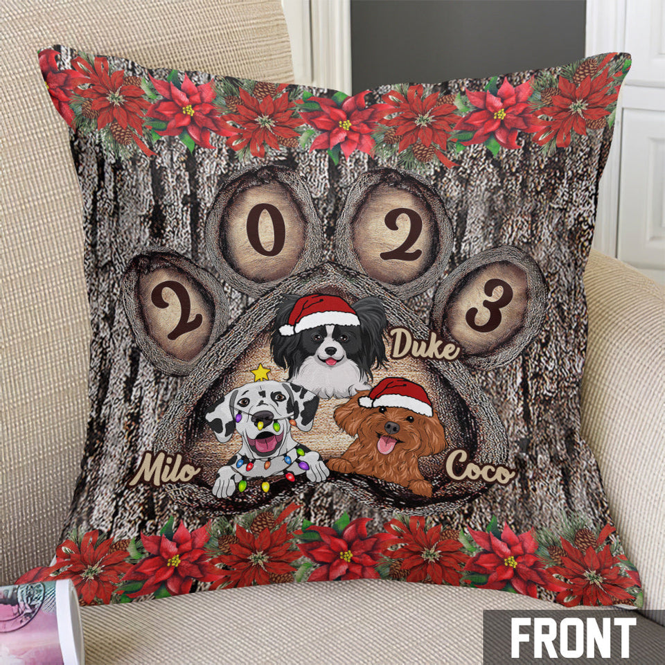 Dog Mom - Personalized Dog Throw Pillow