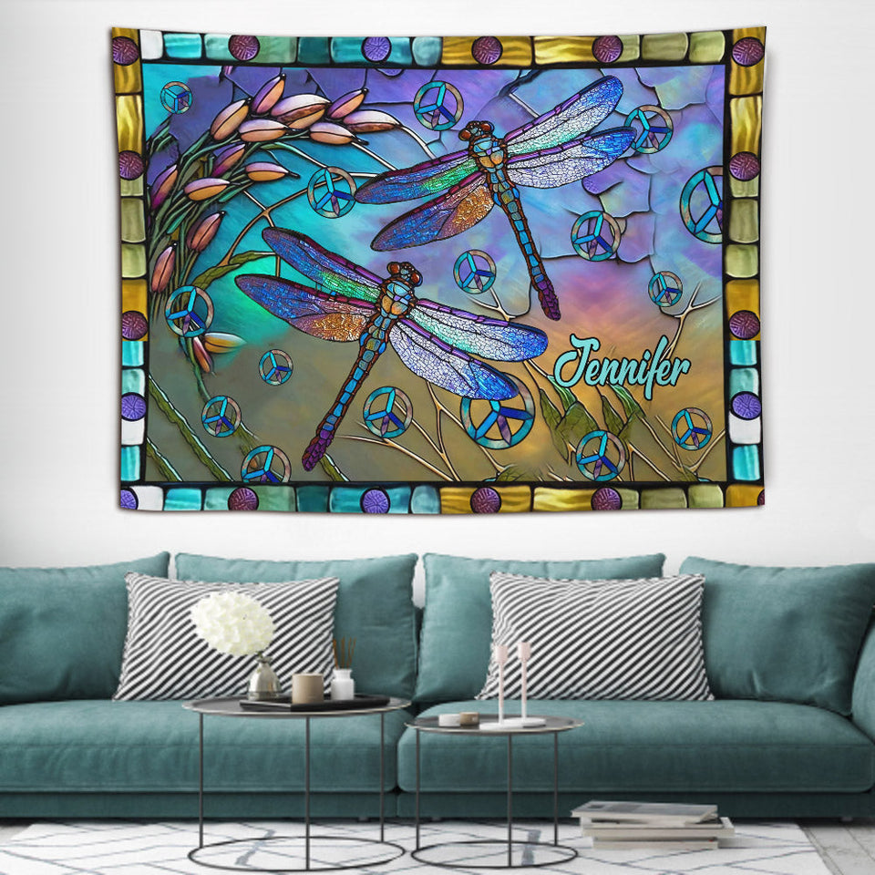 Hippie Soul - Personalized Hippie Wall Tapestry
