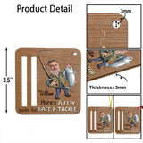 Here's A Few Bucks For Bait And Tackle - Personalized Fishing Ornament
