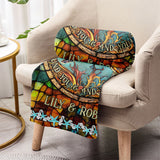 So Many In The Sea - Personalized Turtle Blanket