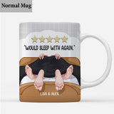Would Sleep With Again - Personalized Couple Mug