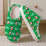 Custom Photo Slippers - gift for anyone, cat lover, dog lover - Personalized Slippers