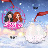 Come On Besties Let's Go Party - Gift for friend - Personalized Transparent Ornament