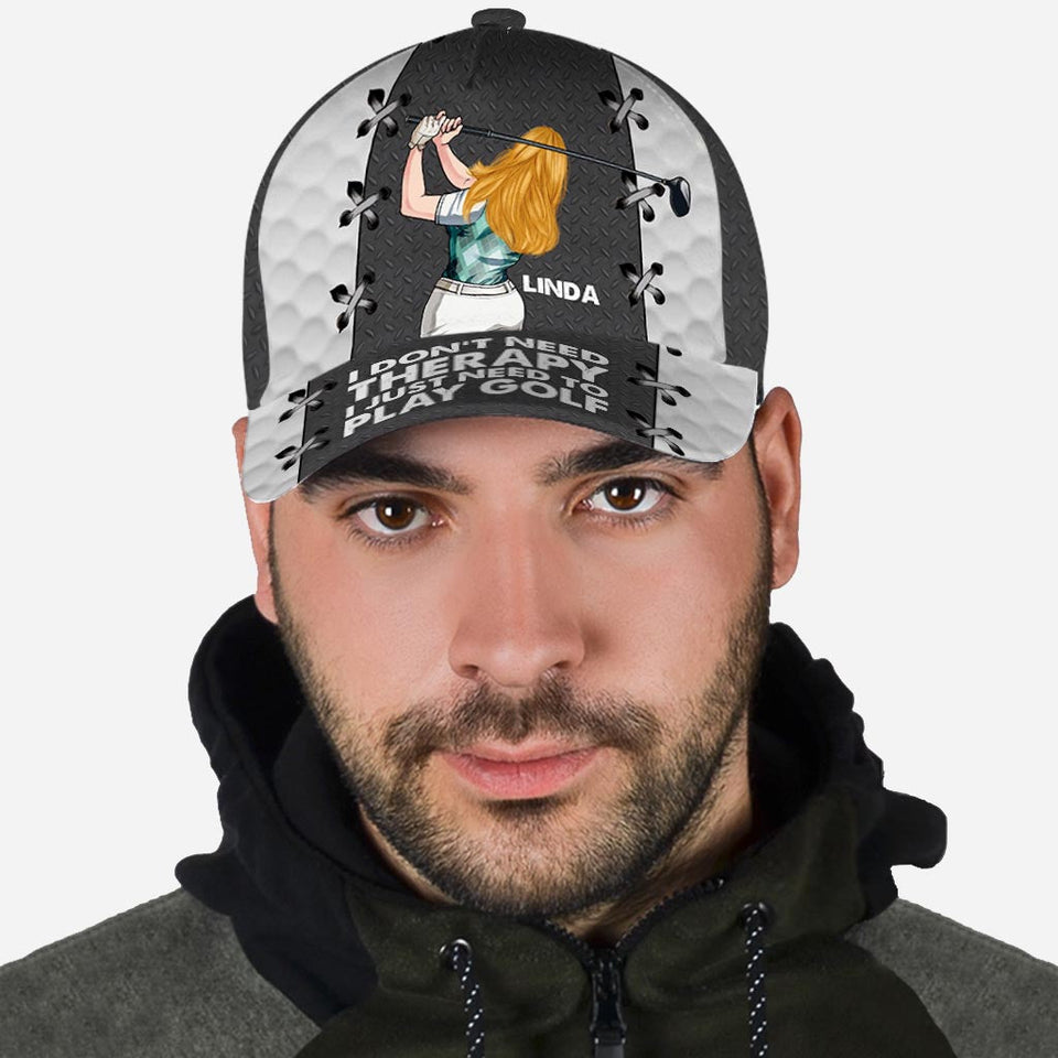 I Just Need To Play Golf - Personalized Golf Classic Cap
