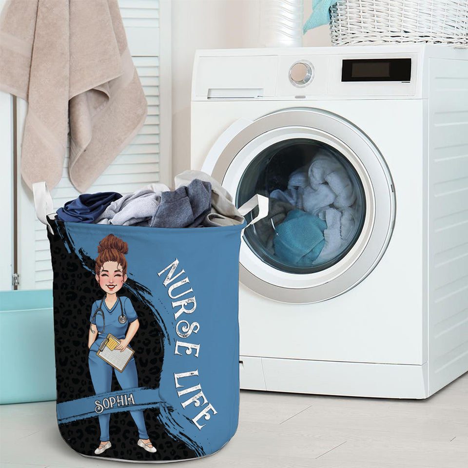 The Nurse Life - Nurse gift for mom, her, wife, girlfriend, friend - Personalized Storage Basket