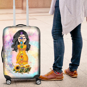Let That Shit Go - Personalized Yoga Luggage Cover