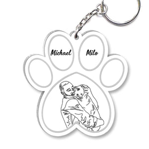 Fur Baby - Personalized Dog Keychain