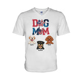 American Dog Mom - Personalized Dog T-shirt & Hoodie