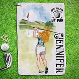 My Lucky Golf Cap - Personalized Golf Golf Towel