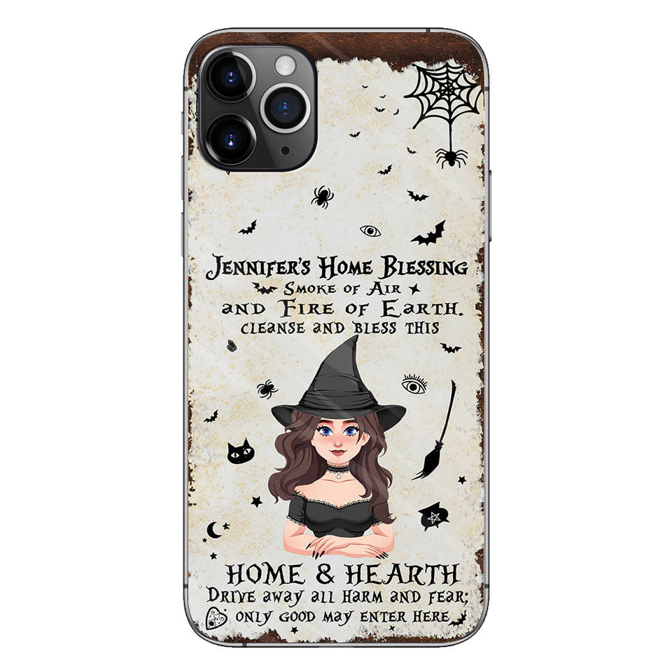 Home Blessing - Personalized Witch Phone Case
