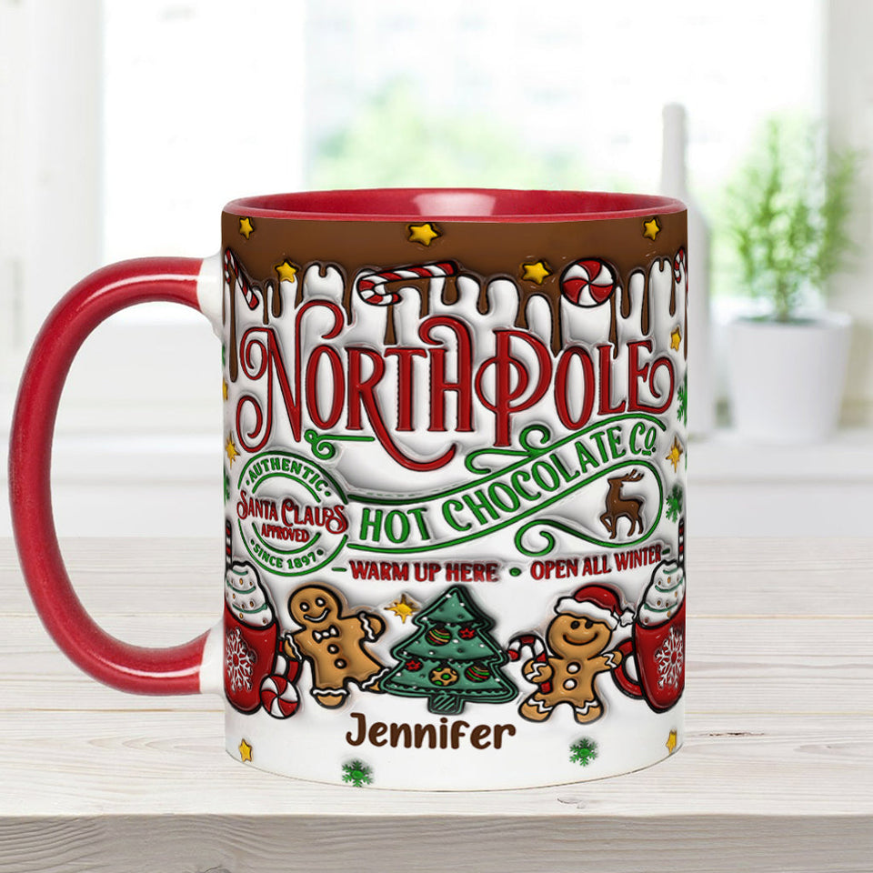 Northpole Hot Chocolate - Personalized Christmas Accent Mug