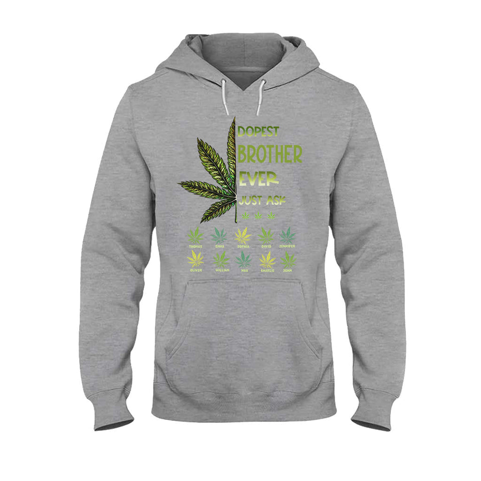 Dopest Dad Ever - Gift for dad, grandma, grandpa, mom, uncle, aunt, brother, sister - Personalized T-shirt And Hoodie