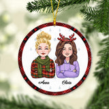 A Job Made Us Coworkers - Personalized Colleague Ornament
