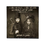 Till Death Do Us Part - Personalized Couple Square Shaped Stone