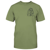 Custom Line Art - Personalized Sibling Embroidered T-shirt