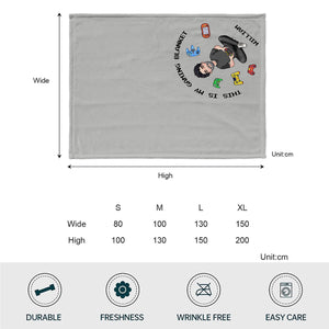 This Is My Gaming Blanket - Personalized Video Game Blanket