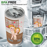 Making You Smile - Personalized Couple Tumbler