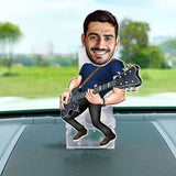 Funny Guitarist - Guitar gift for husband, him, boyfriend, father, son - Personalized Custom Shaking Head