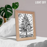 Family Christmas Tree - Personalized Family Light Photo Frame