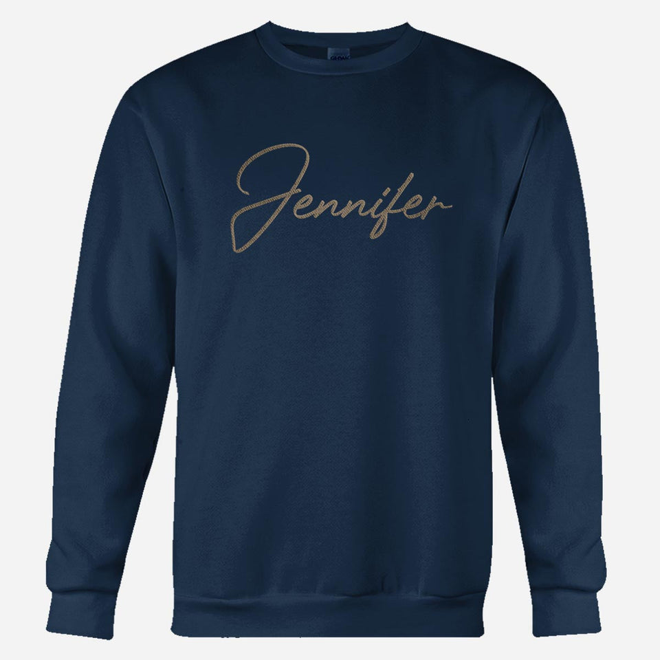 Custom Name - Personalized Granddaughter Embroidered Sweater