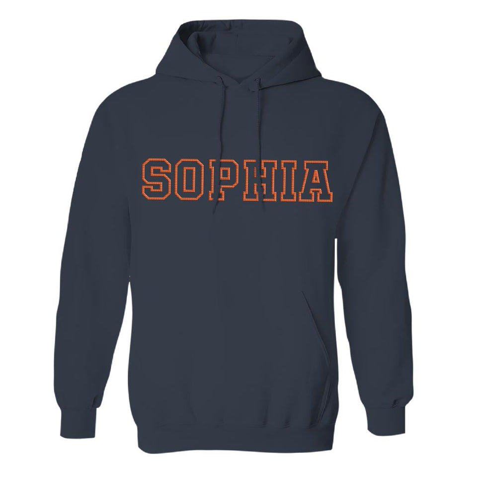 Custom Name - Personalized granddaughter Embroidered Hoodie