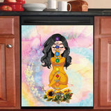 Let That Shit Go - Personalized Yoga Dishwasher Cover