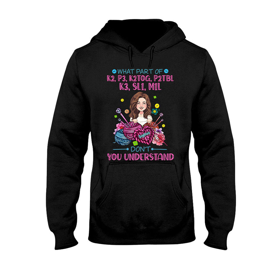 Don't You Understand - Personalized Knitting T-shirt And Hoodie