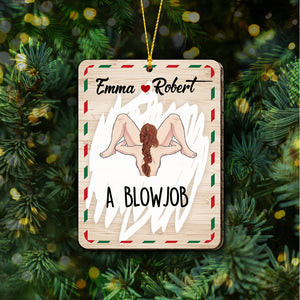 Scratch To Reveal - Personalized Couple Ornament