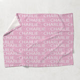 Custom Dog Name Pattern - Personalized Dog Blanket