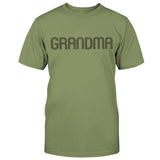 Custom Name - Personalized Grandma Embroidered T-shirt