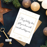 Custom Photos Names And Message Merry Christmas Card - Personalized Family Greeting Card