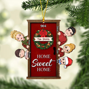 Home Sweet Home - Personalized Family Ornament