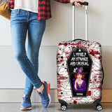 I Myself Am Strange and Unusual - Personalized Witch Luggage Cover