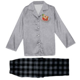 Santa Is Not The Only One Coming - Personalized Couple Button Down Pajamas