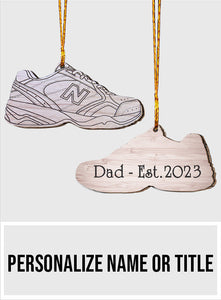 Dad Shoes - Gift for dad - Personalized Ornament