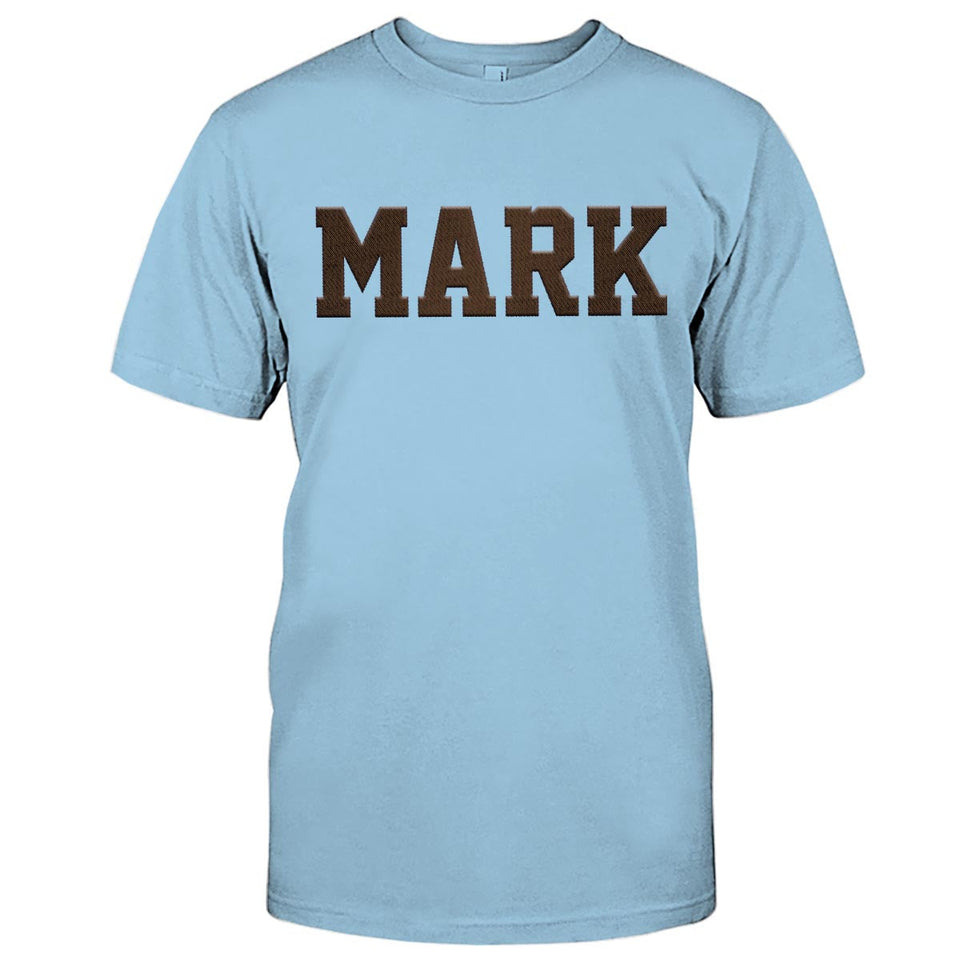 Custom Name - Personalized Uncle Embroidered T-shirt