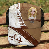 Adventure Awaits - Personalized Travelling Trucker Hat