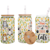 Yes I Really Do Need All These Cat - Personalized Dog Can Glass