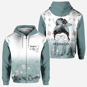 Nurse Jacket - Personalized Nurse All Over Shirt
