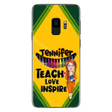 Teach Love Inspire - Personalized Teacher Phone Case