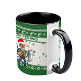 Merry Fishmas - Personalized Fishing Accent Mug