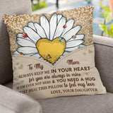 You Are My Sunshine - Gift for grandma, mom, daughter, granddaughter, sister, wife - Personalized Throw Pillow
