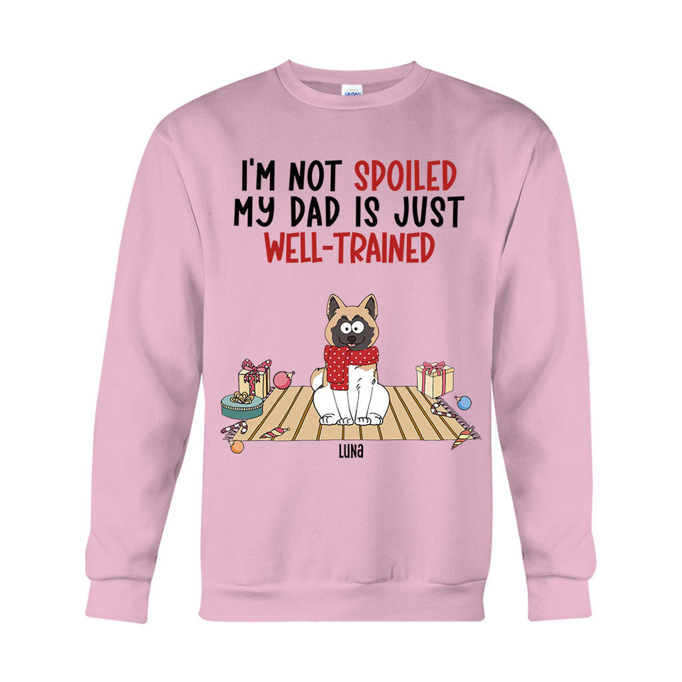 Well Trained Mom/Dad - Personalized Dog T-shirt And Hoodie