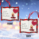 Just A Girl Who Loves Books - Personalized Book Ornament